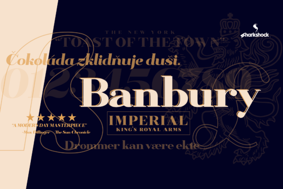 Banbury: A Neo-Classical Display Font with Bold Elegance