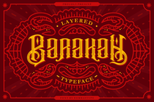 Barakah: A Victorian-Inspired Display Font with Timeless Appeal
