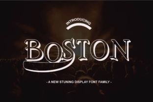 Boston Family Font: A Display Typeface Built for Impact and Versatility