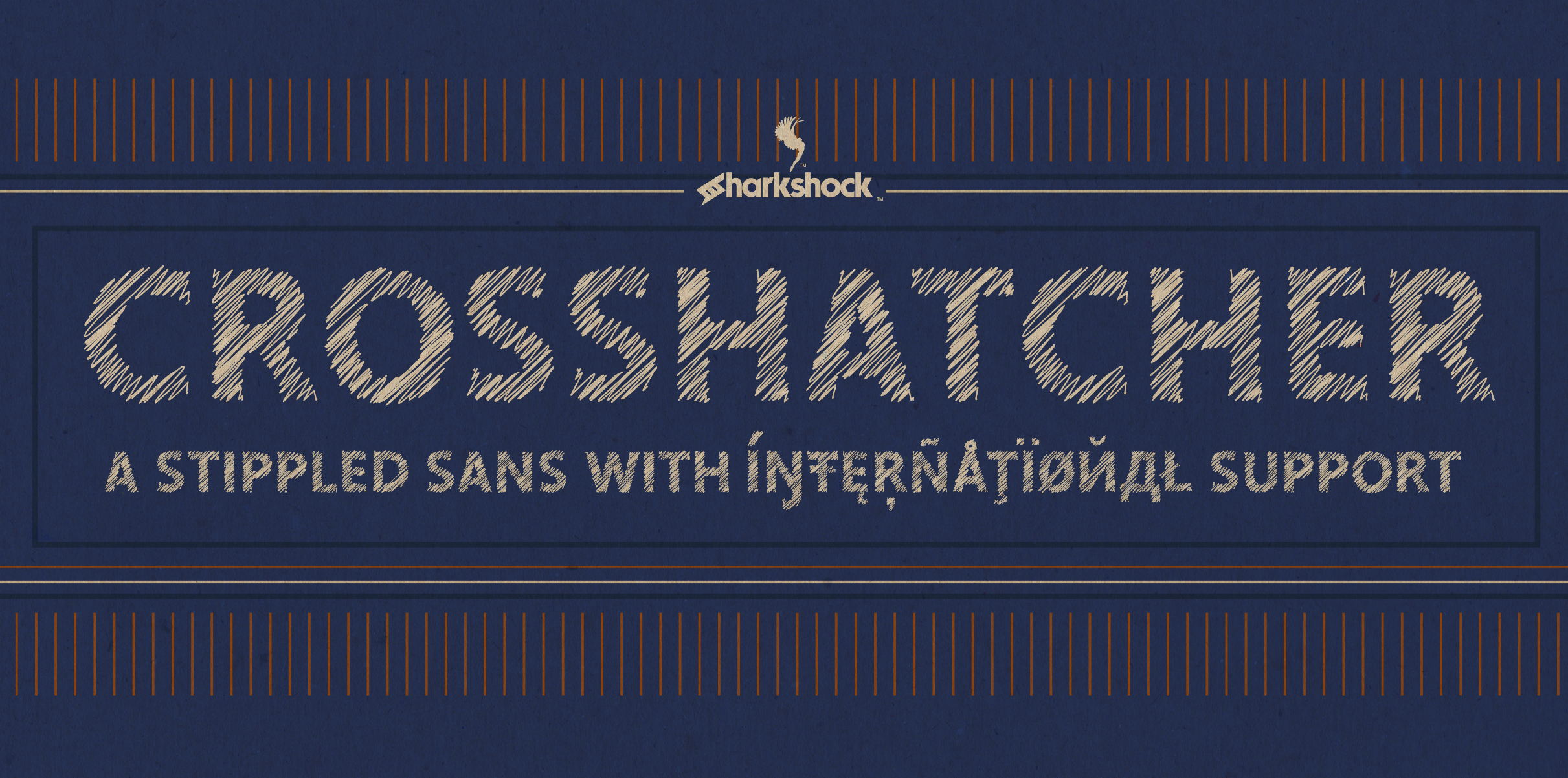 Crosshatcher: A Display Font That Balances Chaos and Clarity