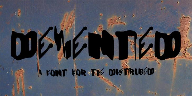 Demented Font Review: A Deliberately Distorted Take on Franklin Gothic