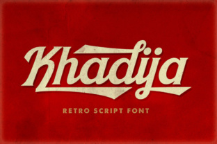 Khadija Spurs: The Bold Script Font That Commands Attention