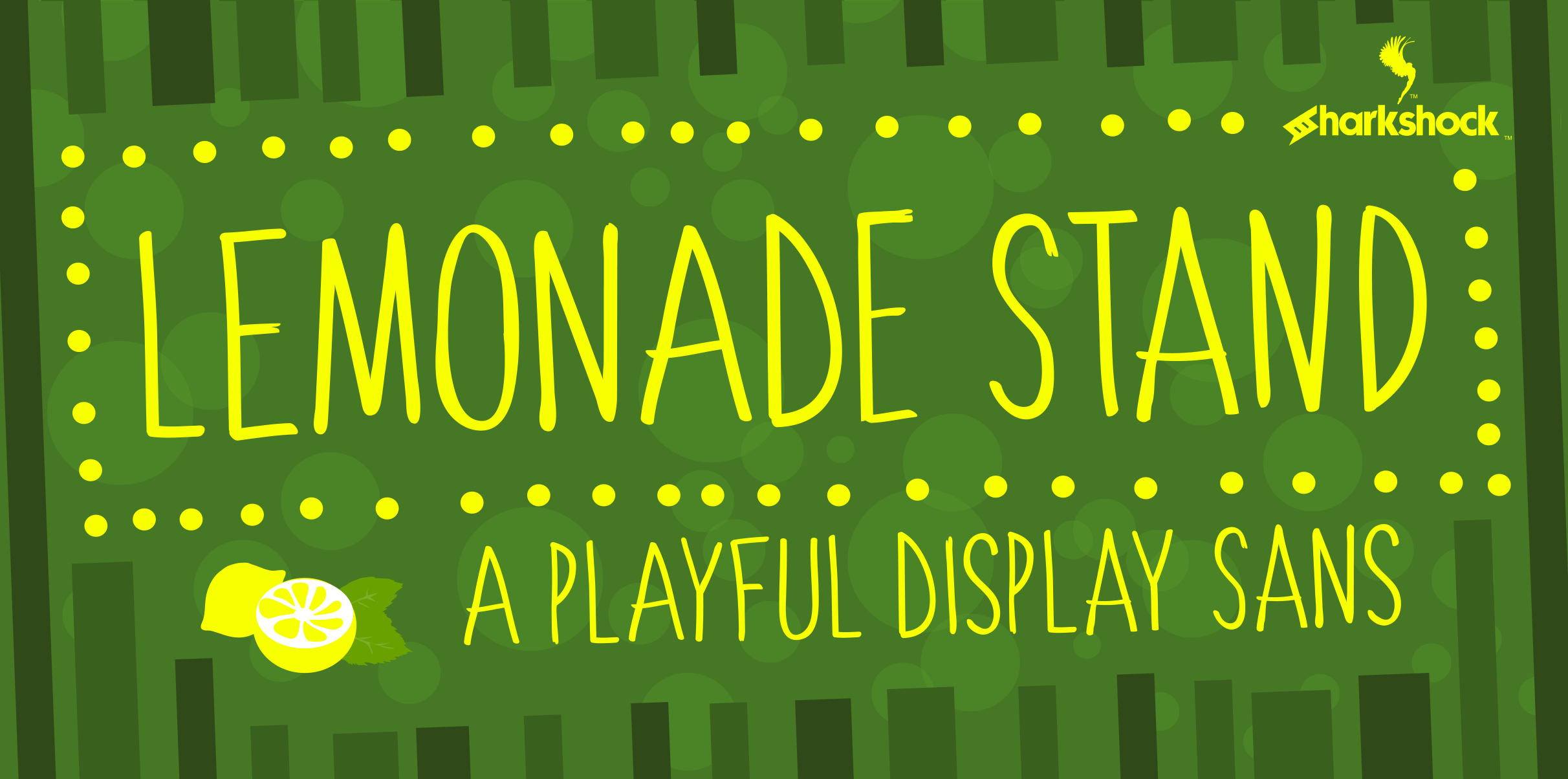 Lemonade Stand: A Playful Display Font That Means Business