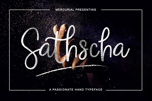 Meet Sathscha: A Charming Handwritten Font That Elevates Every Design