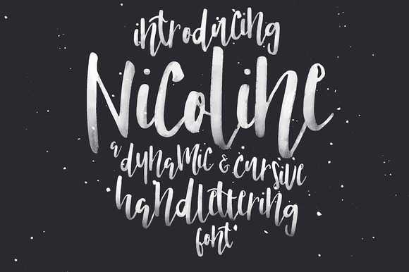 Nicoline: The Modern Hand Lettering Script Font That Brings Character to Every Project