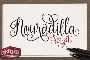 Nouradilla Script: A Modern Calligraphy Font That Brings Handcrafted Charm to Any Project