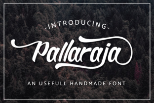 Pallaraja: Where Romantic Script Meets Athletic Edge in Display Typography