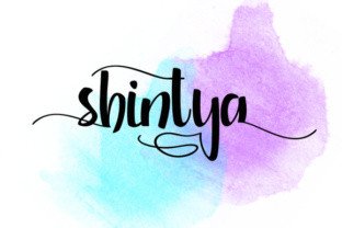 Shintya: A Calligraphy Script Font for Elegant Design