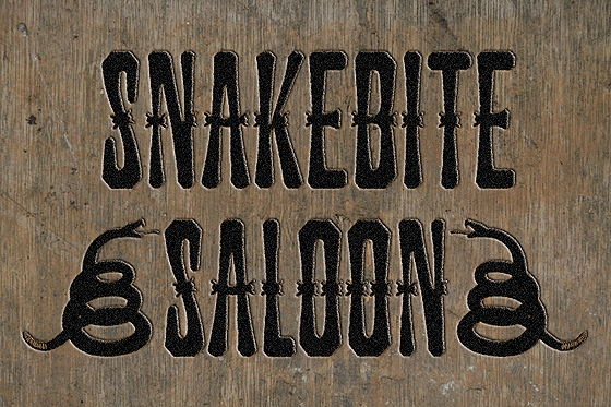 Snakebite Saloon: A Classic Western Font Worth Your Attention