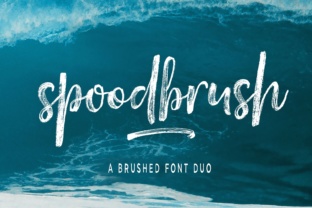 Spoodbrush – Font Duo: A Dynamic Script Pairing for Modern Design