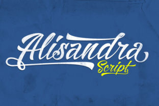 The Art and Utility of Alisandra: A Handwritten Script Font with Elegant Alternates